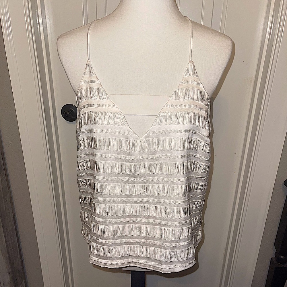White tank top Womens size L